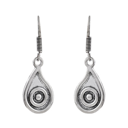 Aqua elegance dangler earrings (Silver)