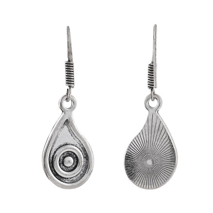 Aqua elegance dangler earrings (Silver)