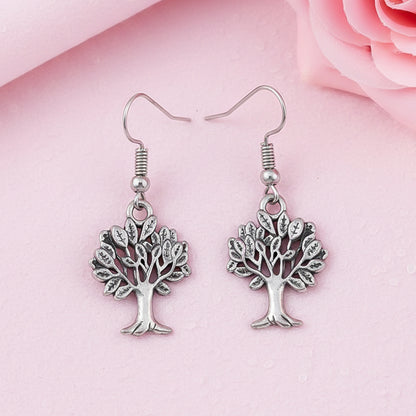 Roots of elegance dangler earrings (Silver)