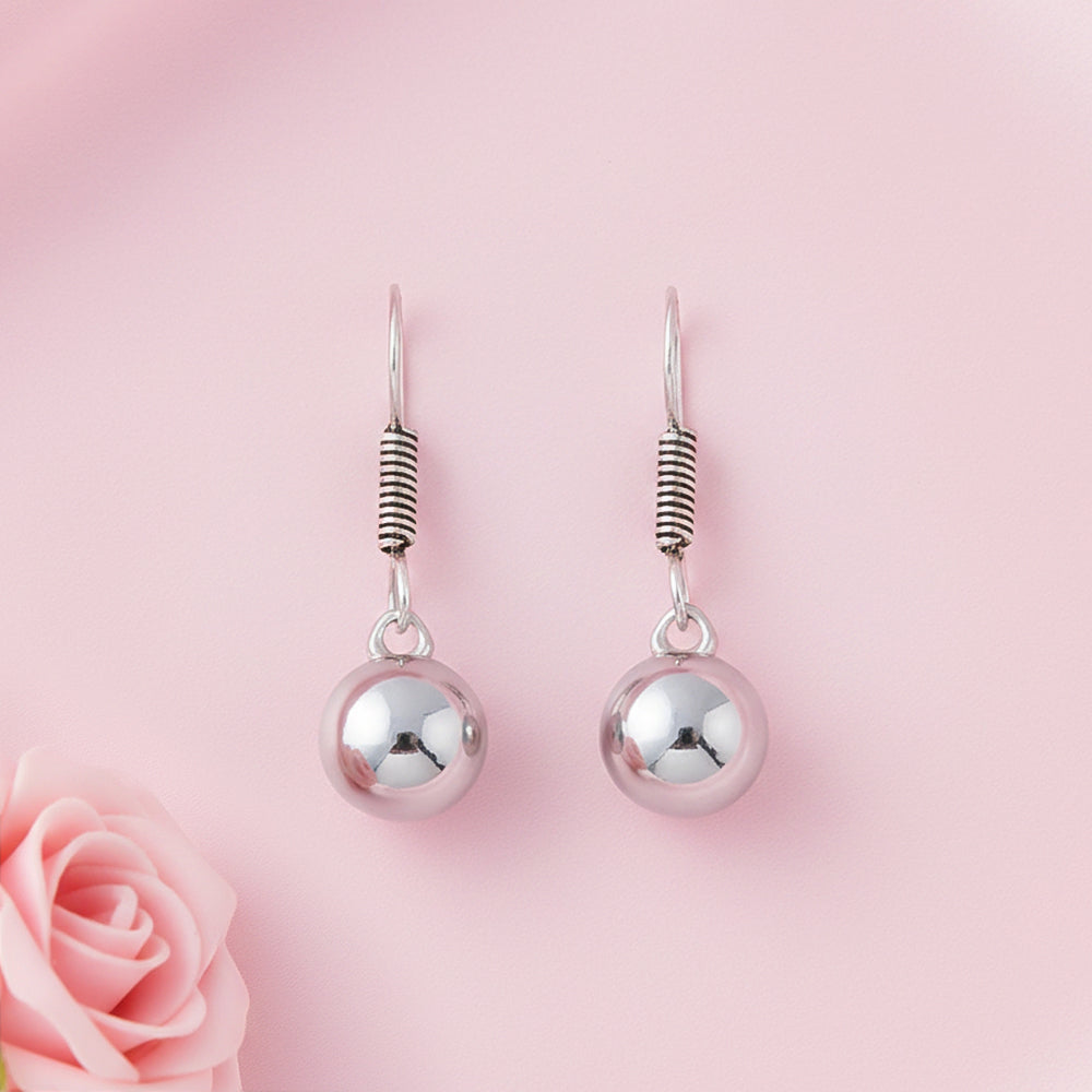 Sphere of grace dangler earrings (Silver)