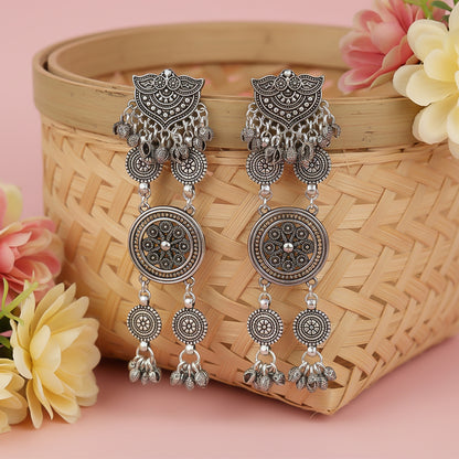 Oxidised Latkan Danglers