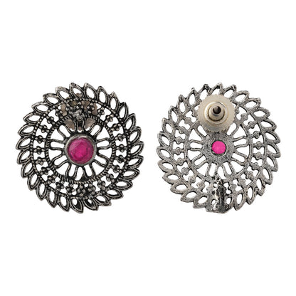 Charming Chakra stud earrings (Red)
