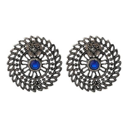 Charming Chakra stud earrings (Blue)