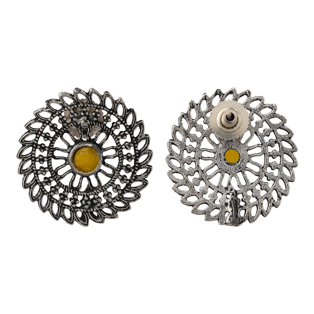 Charming Chakra stud earrings (Yellow)