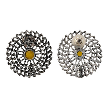 Charming Chakra stud earrings (Yellow)