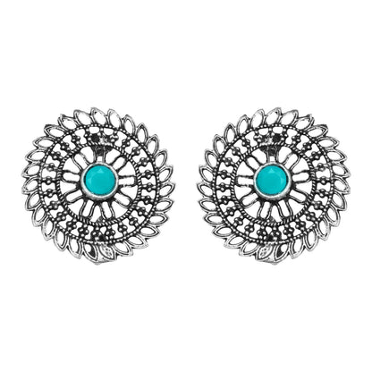 Charming Chakra stud earrings (Sky Blue)