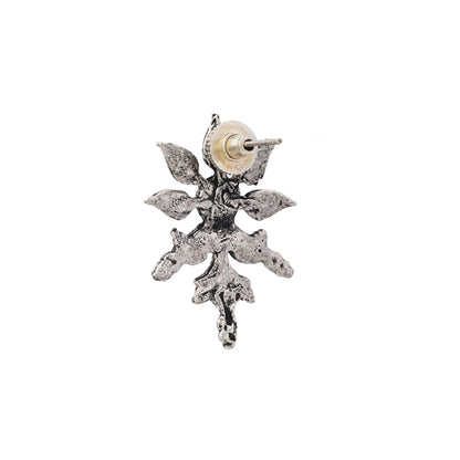 Royal Meenakari oxidized stud esrrings (Black)