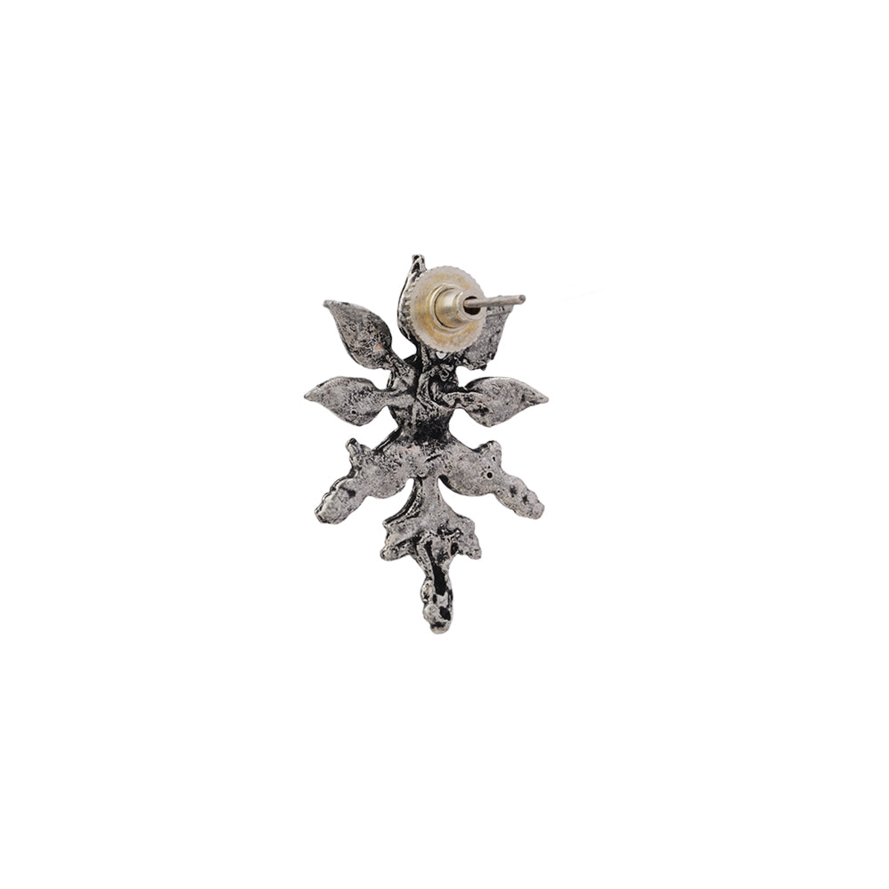Royal Meenakari oxidized stud esrrings (Blue)