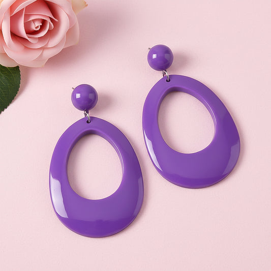 Purple  Earrings