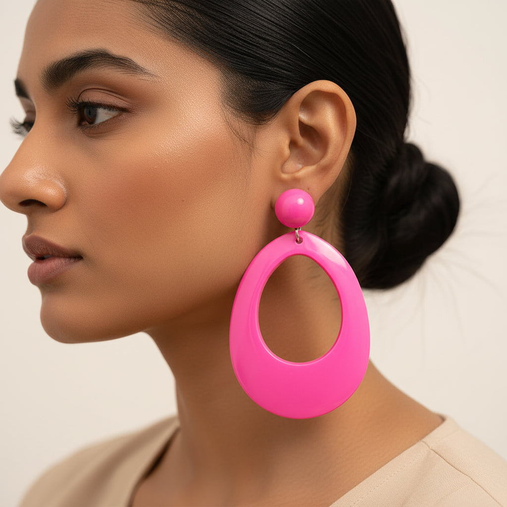 Pink Earrings
