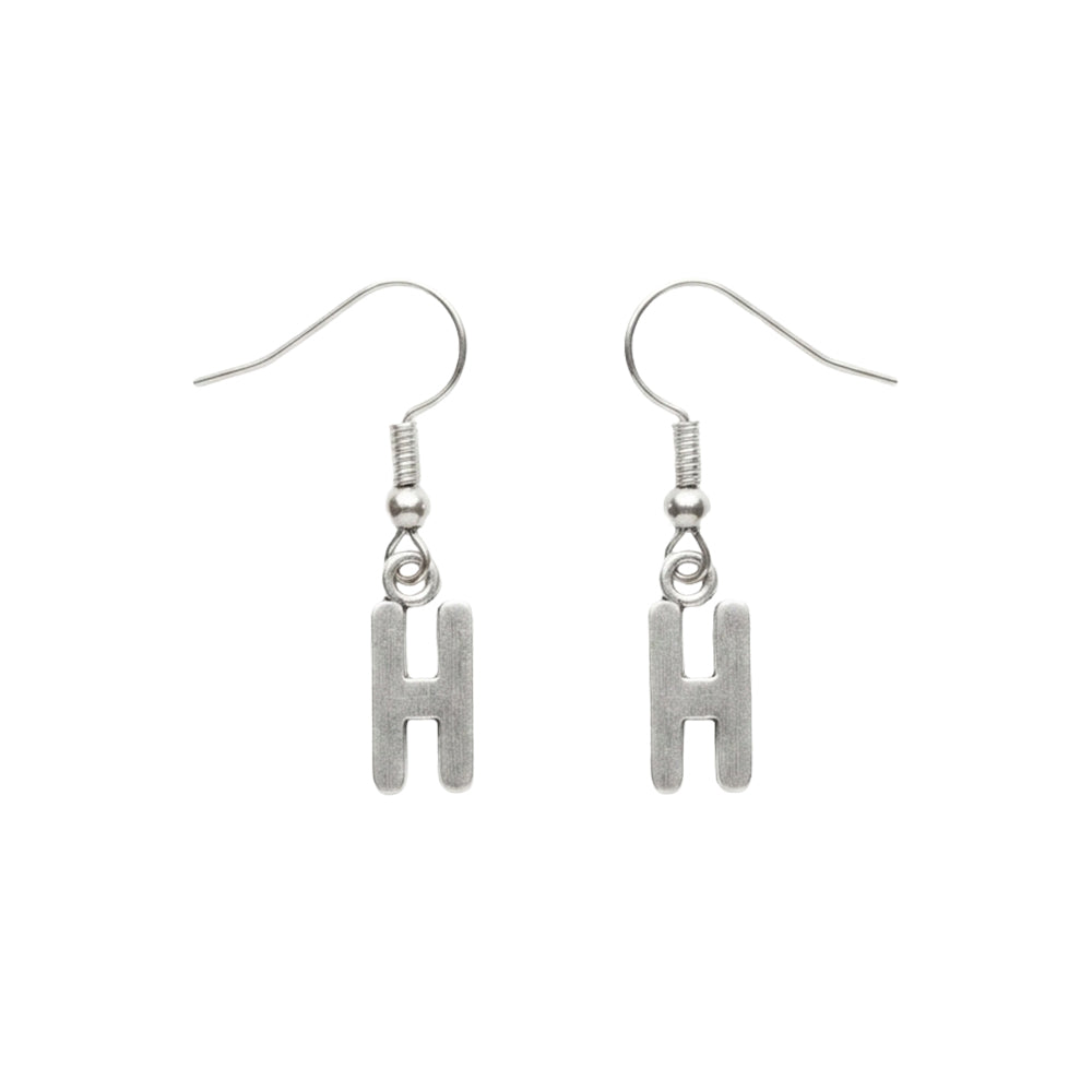 Classic Capital 'H' Charm Earring