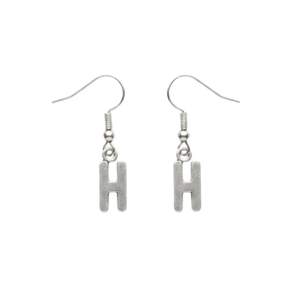 Classic Capital 'H' Charm Earring