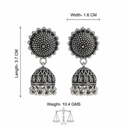 Antique Beaded Jhumka Earrings