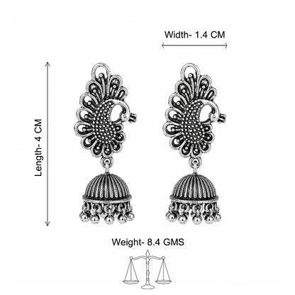 Royal Peacock Dome Jhumkas