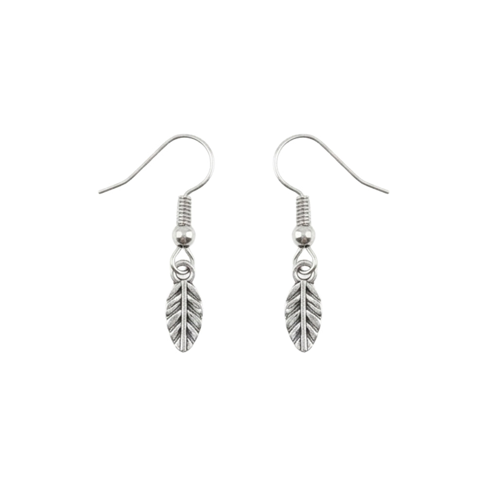 Little Leaf  Oxidized Drop Earrings