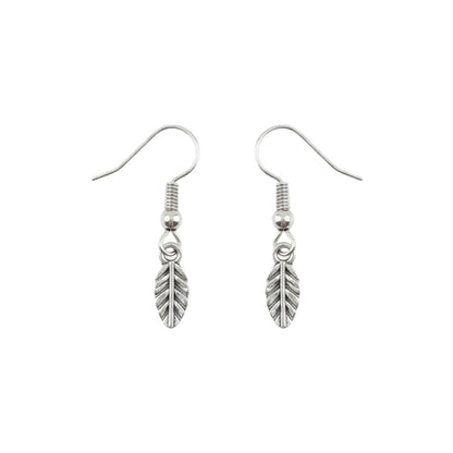 Little Leaf  Oxidized Drop Earrings