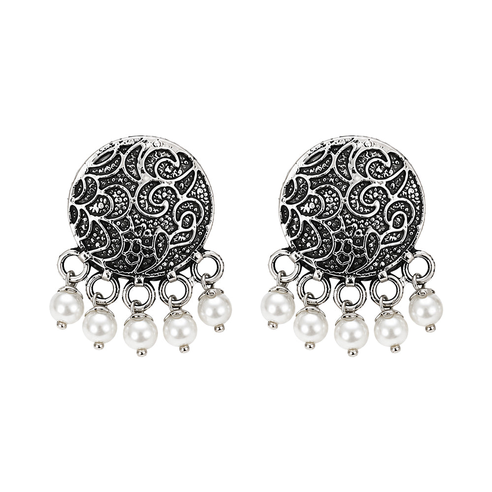 Vintage Floral Filigree Earrings