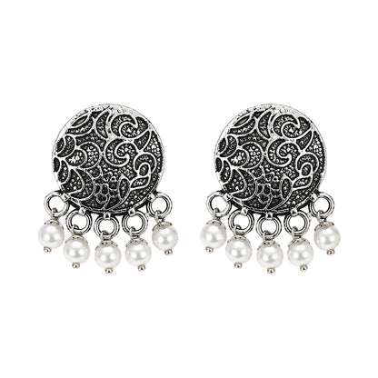 Vintage Floral Filigree Earrings