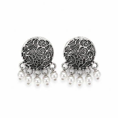 Vintage Floral Filigree Earrings