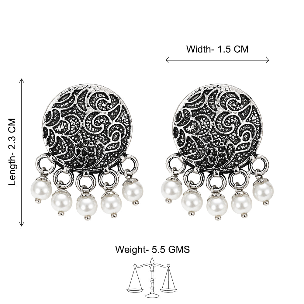 Vintage Floral Filigree Earrings