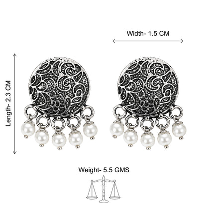 Vintage Floral Filigree Earrings
