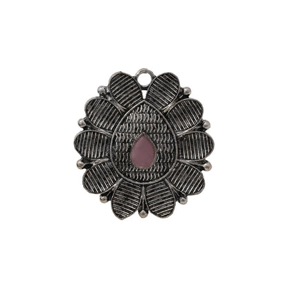 PetalStone oxidised ring (Baby Pink)