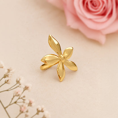 olden Blossom Flower Ring