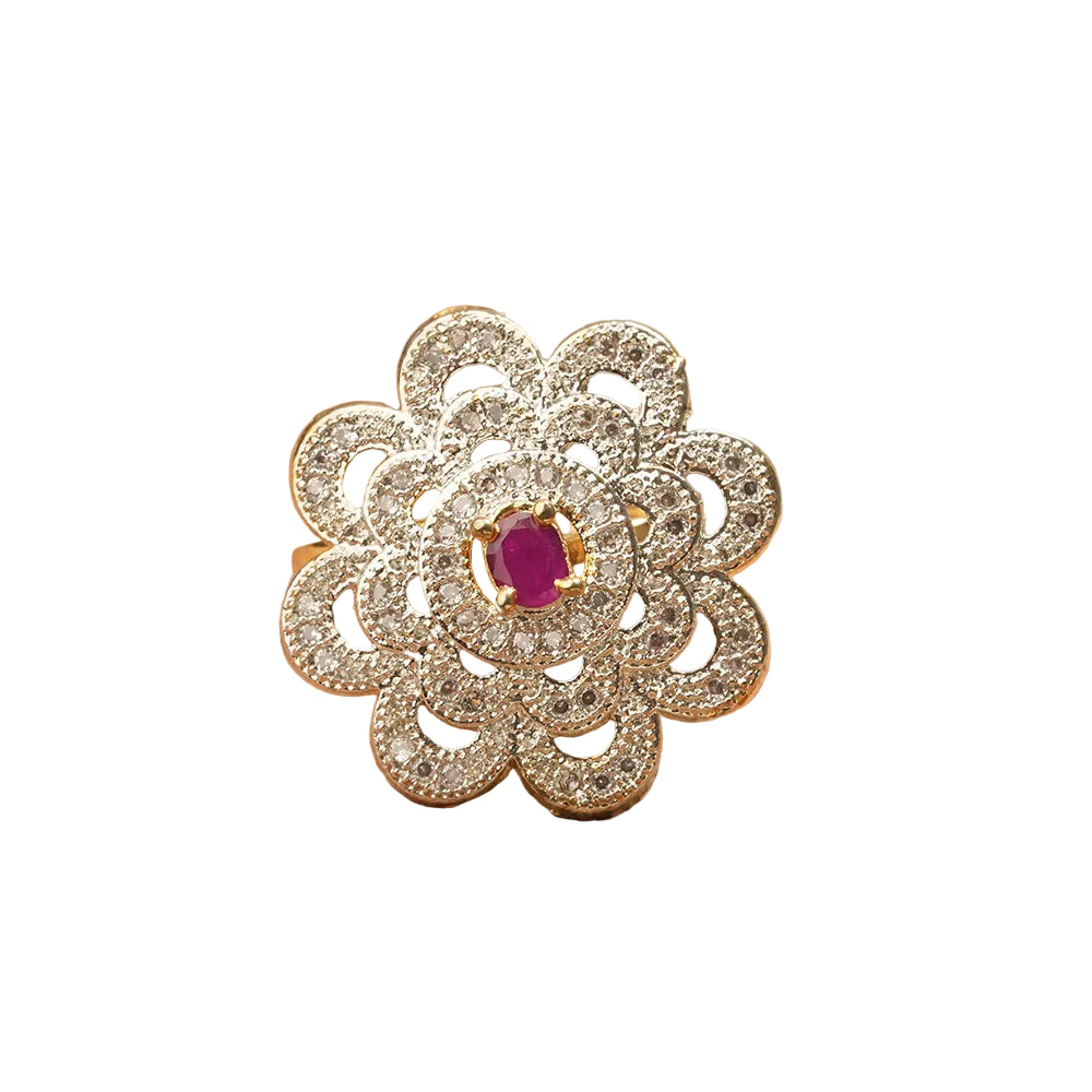 Zirconia Adjustable Ring