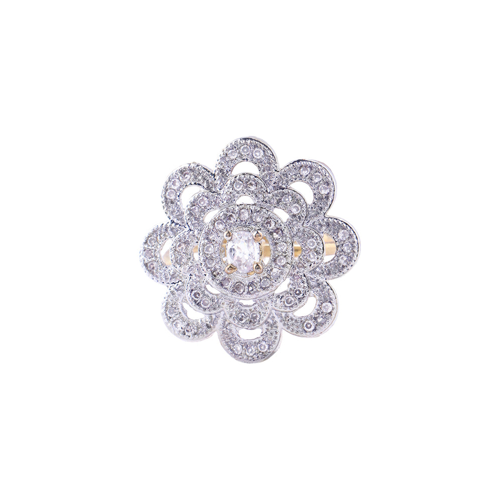 Zirconia Adjustable Ring