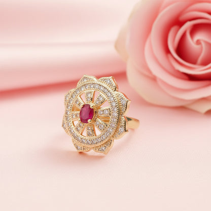 Zirconia Adjustable Ring
