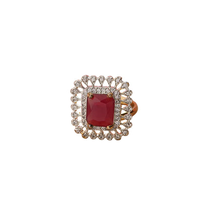 Zirconia Adjustable Ring