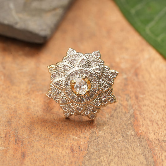 Zirconia Adjustable Ring