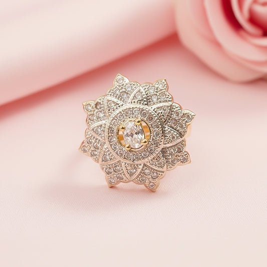 Zirconia Adjustable Ring