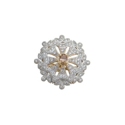 Dazzel design stone studded zirconia rings