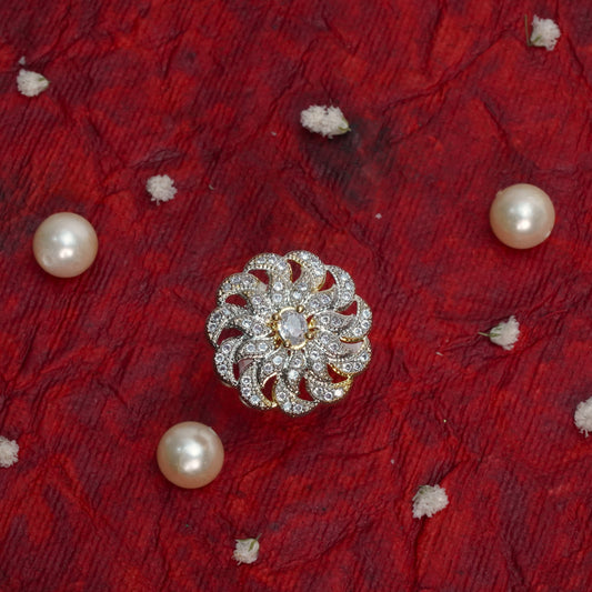 Zirconia Adjustable Ring