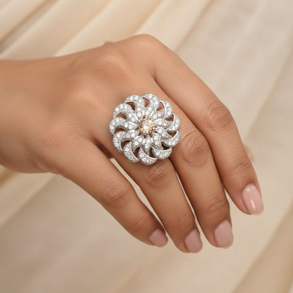 Shiny Chakra zircinia rings