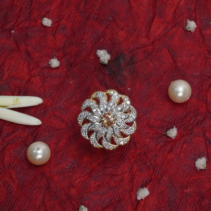 Shiny Chakra zircinia rings