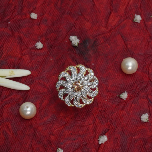 Zirconia Adjustable Ring