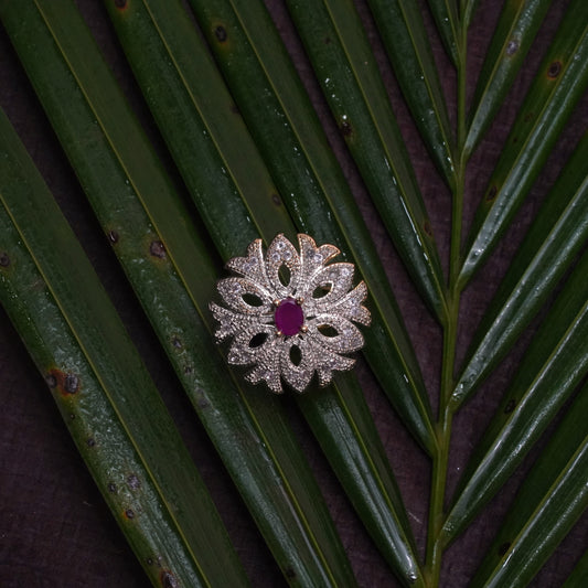 Zirconia Adjustable Ring