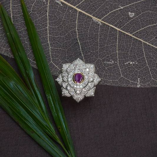 Zirconia Adjustable Ring