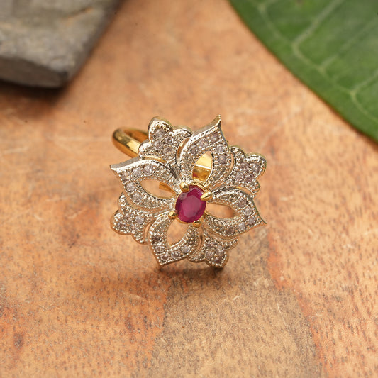 Zirconia Adjustable Ring