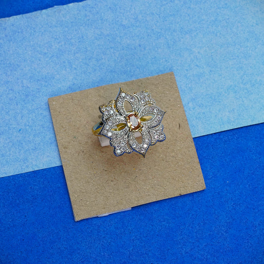 Zirconia Adjustable Ring