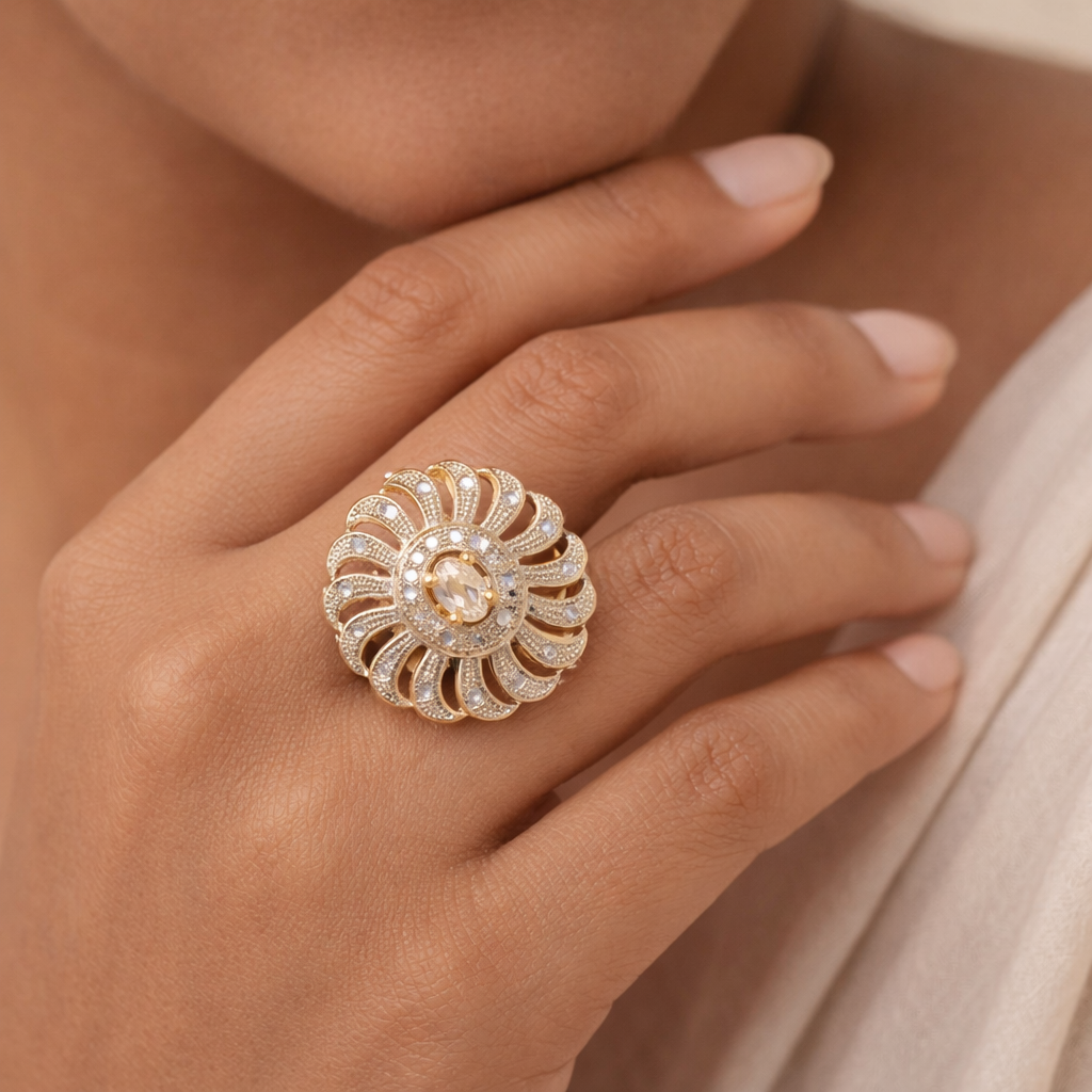 Beauty and bright zirconia rings