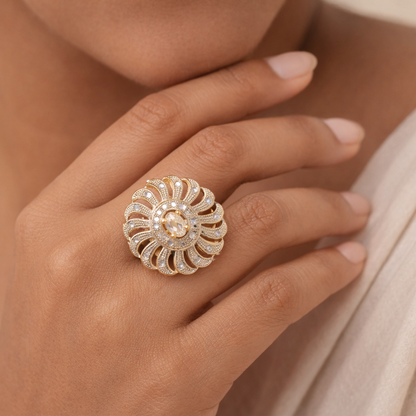 Beauty and bright zirconia rings