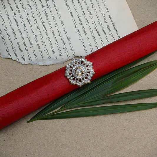 Zirconia Adjustable Ring