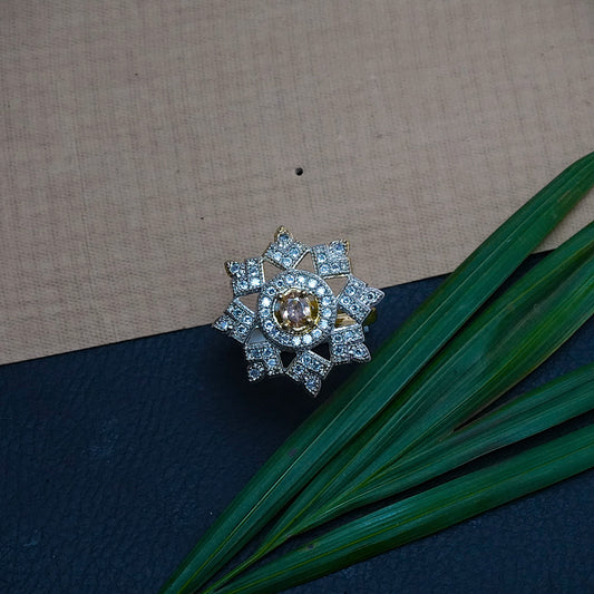 Zirconia Adjustable Ring