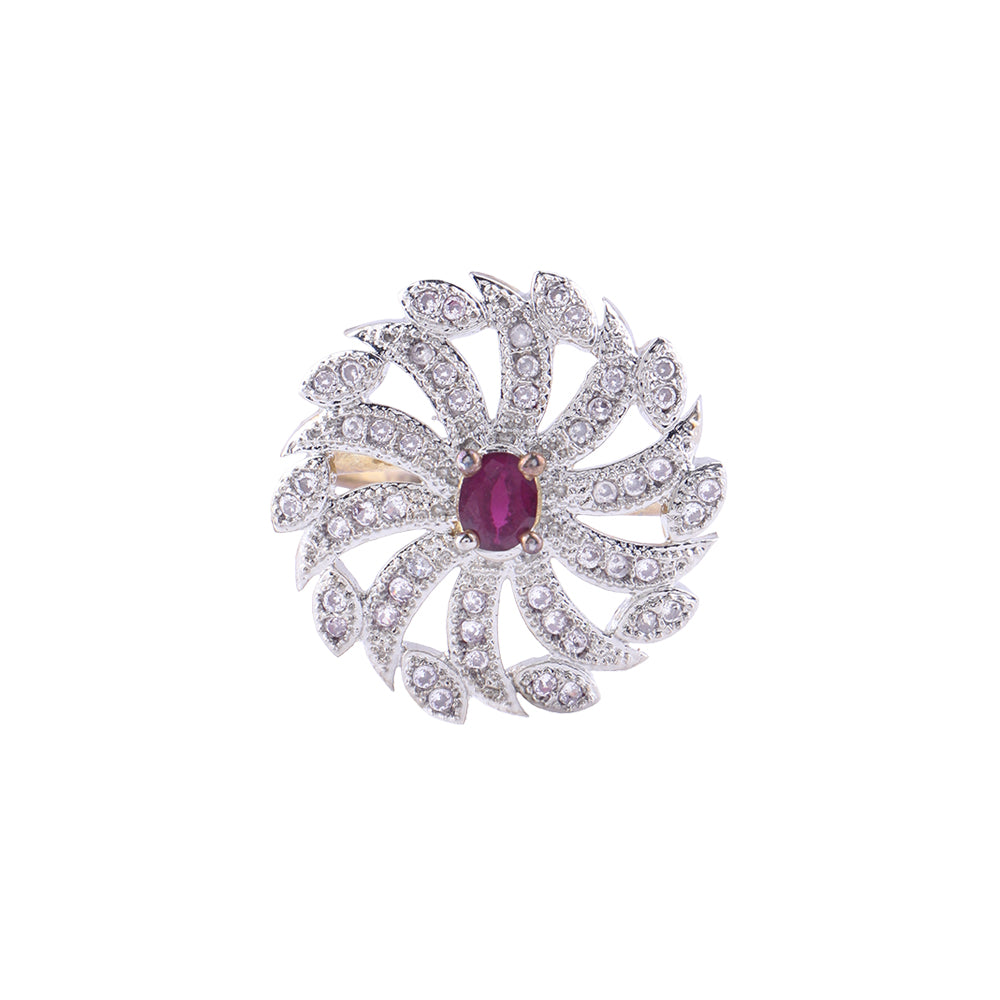Blooming Grace zirconia rings
