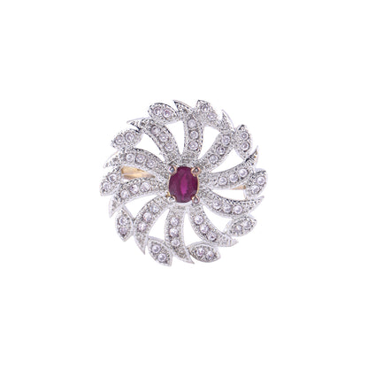 Blooming Grace zirconia rings