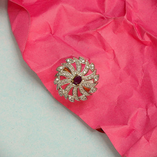 Zirconia Adjustable Ring