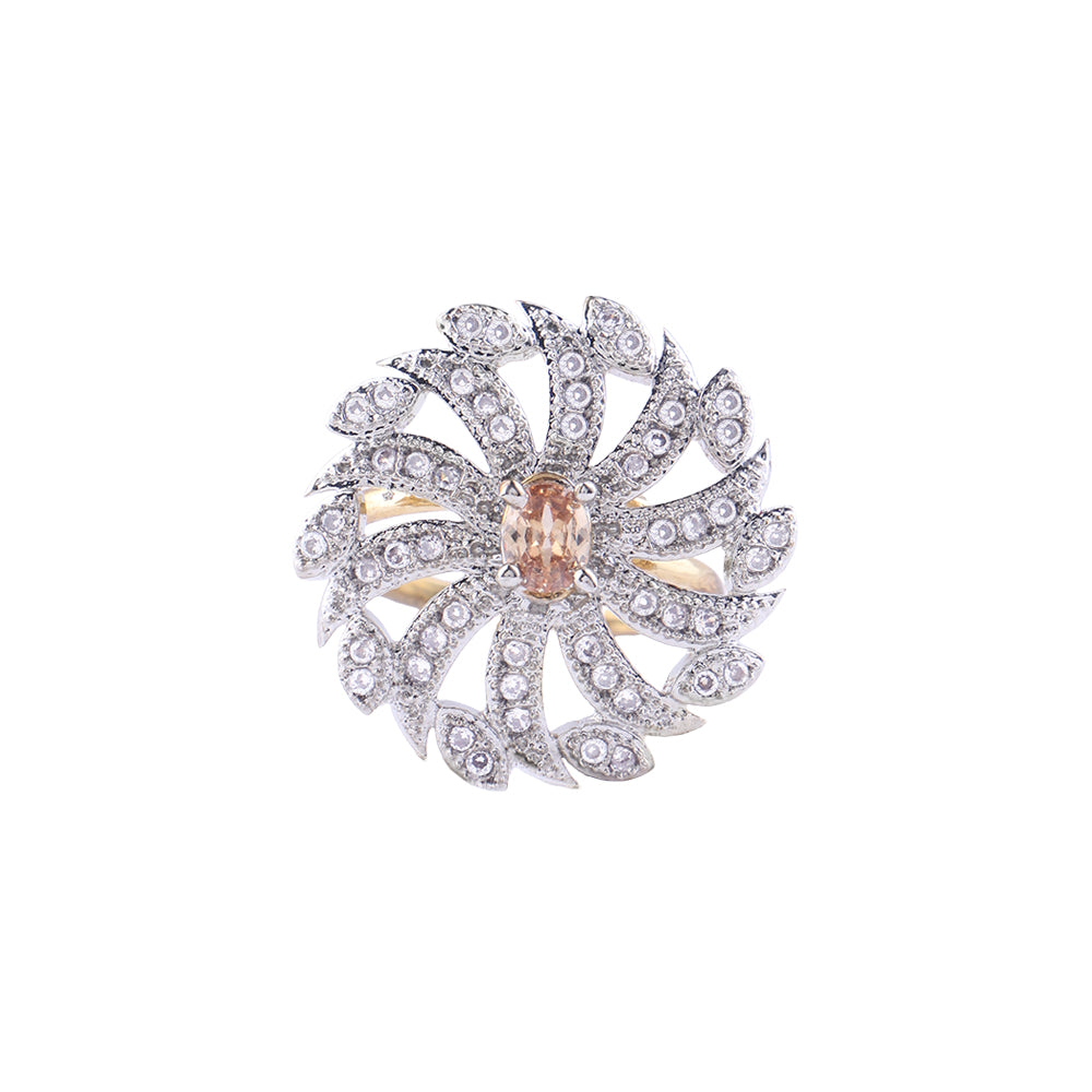 Blooming Grace zirconia rings